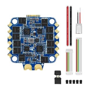 SEQURE Blueson A2 6S 8S 70A ESC with AM32 or BLHeli_32 Firmware 128KHz 4IN1 ESC for FPV Drones Racing and Freestyle