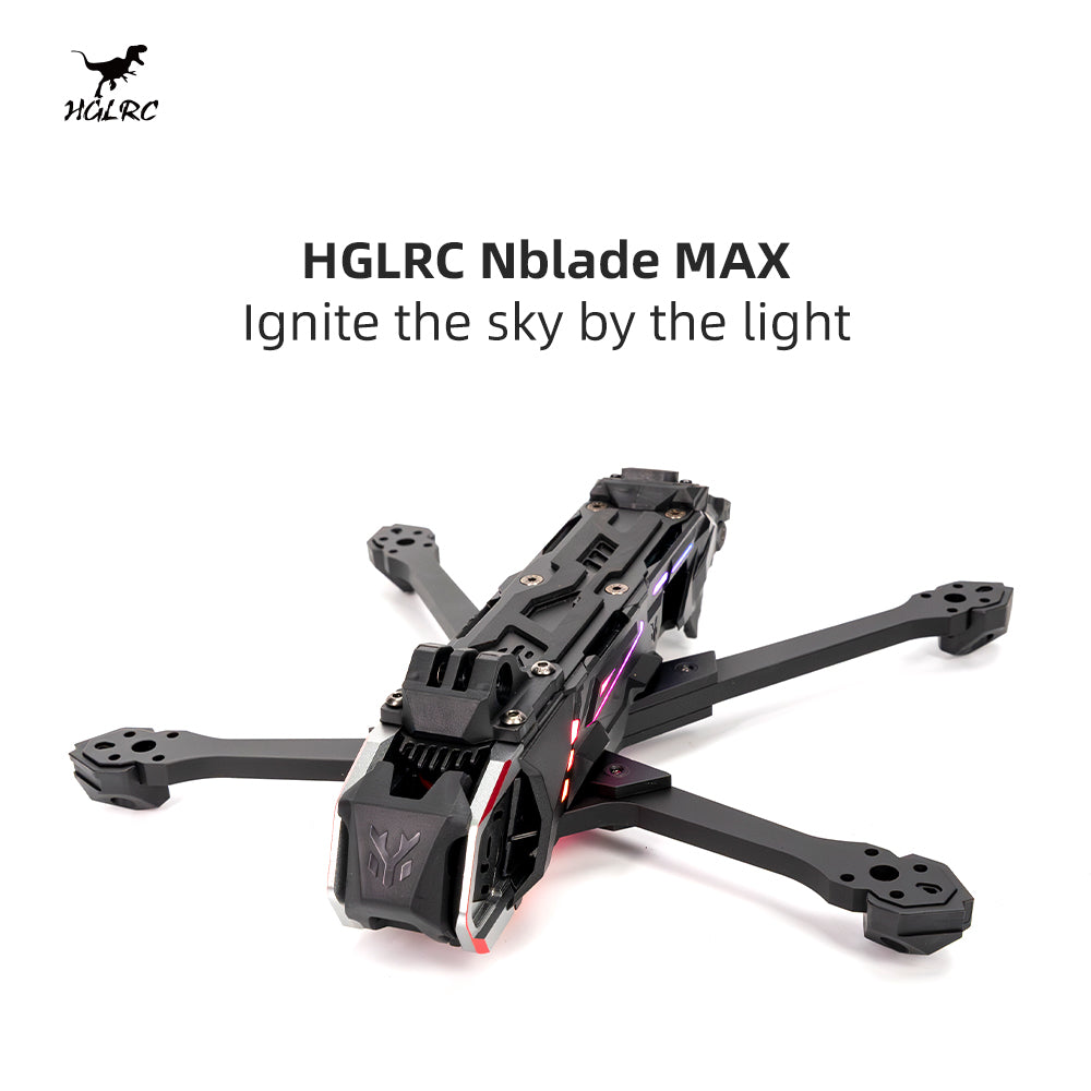 HGLRC Nblade MAX 5 inch True X / DC Freestyle Cinematic FPV Frame - Image 11