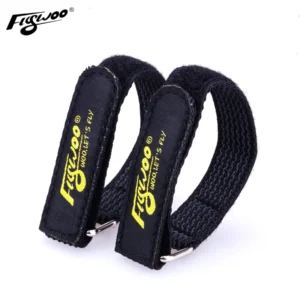 2pcs FLYWOO Kevlar Battery Strap w/ Woven Rubber Grip & Metal Buckle - 20mmx200