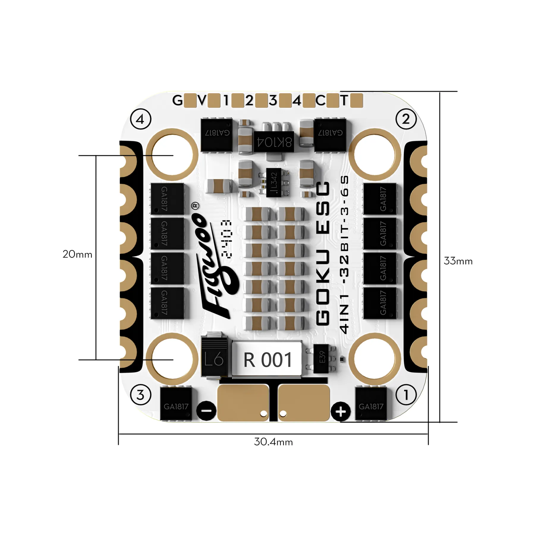 GOKU F722 Pro Mini V2 45A 32Bit 128K 20X20 Stack Plug&Play O4 / O4 Pro AM32 - Image 5