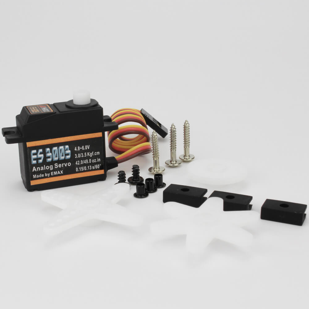 EMAX ES3003 17g 3.5kg 0.13sec 23T Plastic Gear Analog Servo For RC Airplane - Image 5
